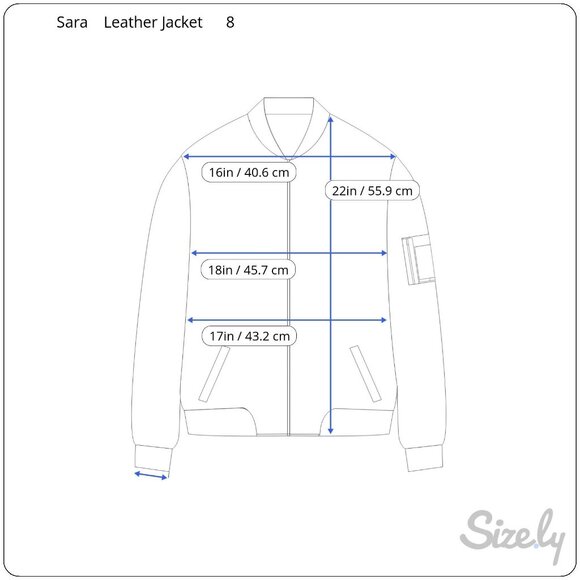 Vintage 1980s Sara International Womens Leather Tan Jacket Size 8 - Picture 7 of 16